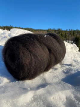 Kardebånd i natursvart